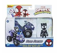 SPIDEY AND HIS AMAZING FRIENDS Hasbro Marvel Black Panther Action Figure And Panther Patroller Vehicle, For Kids Ages 3 And Up, Multicolor, F19435X2