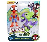 Marvel Spidey and His Amazing Friends Dino-Webs SPIDEY & GOBLIN RAPTOR