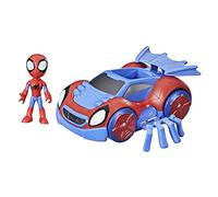 SPIDEY AND HIS AMAZING FRIENDS Marvel Change 'N Go Web-Crawler And Spidey Action Figure, 2 In 1 Vehicle, 4-Inch Figure, For Kids Ages 3 And Up