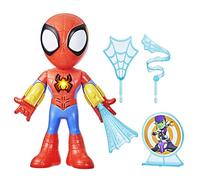 SPIDEY AND HIS AMAZING FRIENDS Marvel Electronic Suit Up Spidey, 10-Inch Action Figure, Preschool Toys for Kids Ages 3 and Up
