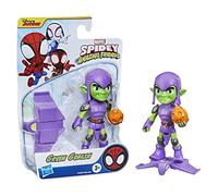 SPIDEY AND HIS AMAZING FRIENDS Marvel Green Goblin Hero Figure, 10-cm-scale Action Figure and Accessory, for Children Aged 3 and Up
