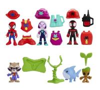 SPIDEY AND HIS AMAZING FRIENDS Marvel Rescue-Webs Rescue Spidey and Crew Action Figure 6-Pack, Super Hero Toys and Figures for Kids, Ages 3+