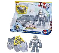 Spidey and his Amazing Friends Marvel Rhino Wrecker Toy Set, Gray