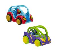 Spidey and His Amazing Friends Marvel Spidey Age 6+ vs. Green Goblin Power Rollers - Two 6-Inch Vehicles with Pull Back Motors that Flip 360 Degrees