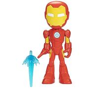 SPIDEY AND HIS AMAZING FRIENDS Marvel Supersized Iron Man Action Figure, Preschool Superhero Toy for Kids Ages 3 and Up