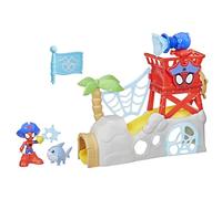 Spidey and his Amazing Friends Marvel Toys Water-Webs Spidey Island Spider-Man Playset