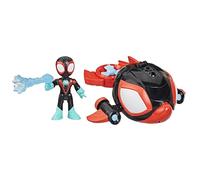 Spidey and his Amazing Friends Marvel Water-Webs Spin Dolphin Submarine Toy, Black