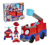 Marvel Spidey and his Amazing Friends Rescue-Webs Fire engine, 7.6 cm Action Figure and Toy Vehicle, Super Hero Toys and Figures for Kids, Ages 3+
