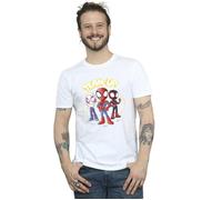Spidey And His Amazing Friends Sketch T-Shirt Marvel White XL