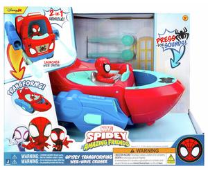 Spidey and his Amazing Friends: Spidey Transforming Web-Wave Cruiser