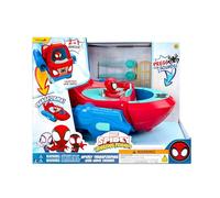 Jazwares Toy Spidey and His Amazing Friends Web-Wave Cruiser 9in 2-in-1 Vehicle Web Dart Launchers