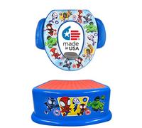 Spidey and His Amazing Friends"Team Up" 2 Piece Essential Potty Training Set - Soft Potty Seat, Step Stool
