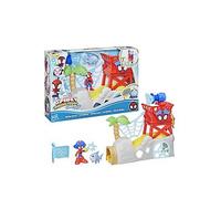 Spidey and his Amazing Friends Marvel Toys Water-Webs Spidey Island Spider-Man Playset