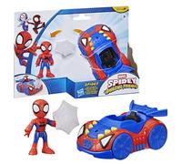 Marvel Spidey and His Amazing Friends Spidey Web Crawler Toy Car with 7.6-cm (3 Inch) Action Figure & Accessory, Super Hero Toys, Children Ages 3+