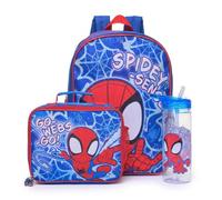 Spidey Backpack Set With Insulated Lunch Bag & 580ml Water Bottle