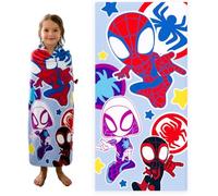 Spidey Beach & Bath Towel 70x140 cm, 100% Cotton | Soft & Absorbent Kids Bath & Swim Towel | Marvel Spiderman Design Colorful Towel | Ideal for Beach Bath & Pool
