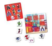 Spidey and his Amazing Friends Seek, Find Spidey, Friends and Villains in this Fun Hide & Seek Game for Marvel Fans, Great Gift, 2-4 Players, Ages 3+ Years