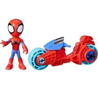 Spidey & His Amazing Friends Spidey Iron Man Action Figure and Motorcycle Hasbro