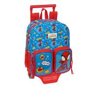 Spidey - Nursery Backpack with SAFTA Trolley, Ideal for Children of Different Ages, Comfortable and Versatile, Quality and Resistance, 22 x 10 x 27 cm