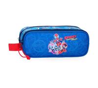 Spidey Power of 3 Bustina 2 Scomparti, Blue, Double Case