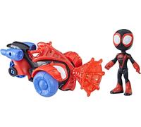 Spidey Tecno Racers Moto Of Miles Morales Spiderman Uomo Ragno Hasbro F7455