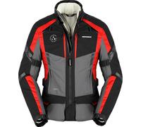 Spidi 4 Season Evo H2Out Ladies Motorcycle Textile Jacket, black/grey/red, size S