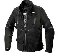 Spidi 4 Season Evo H2Out Motorcycle Textile Jacket, black-green, size XL for Men