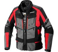 Spidi 4 Season Evo H2Out Motorcycle Textile Jacket, black-red, size XL for Men