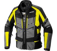Spidi 4 Season Evo H2Out Motorcycle Textile Jacket, black-yellow, size S for Men