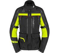 Spidi 4 Season V3 H2Out waterproof Ladies Motorcycle Textile Jacket, black/grey/fluo yellow, size M