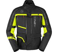 Spidi 4 Season V3 H2Out waterproof Textile Jacket, black-grey-yellow, size L for Men