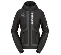 Spidi Armor Evo 2 Ladies Motorcycle Hoodie, black/white, size 2XL