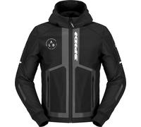 Spidi Armor Evo 2 Hoodie, textile jacket S Black/Dark Grey/White