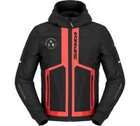 Spidi Armor Evo 2 Motorcycle Hoodie, black-red, size M for Men