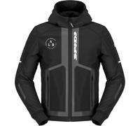 Spidi Armor Evo 2 Hoodie, textile jacket 3XL Black/Dark Grey/White