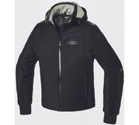 Spidi Armor H2Out Motorcycle Hoodie, black-white, size 2XL for Men