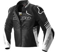 SPIDI BOLIDE leather jacket black and white 50