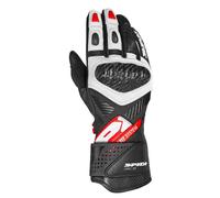 Spidi Carbo Fit Motorcycle Gloves, black/white/red, size S