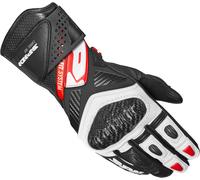 Spidi Carbo Fit Motorcycle Gloves, black/white/red, size S