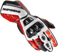 Spidi Carbo Track Evo Motorcycle Gloves, black-red, size 2XL for Men