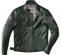 Spidi Clubber Motorcycle Leather Jacket, dark green, size 56