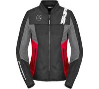 Spidi Corsa Net Windout, textile jacket women L Black/Grey/Red