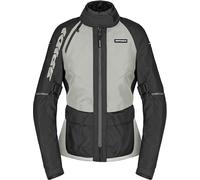 Spidi Crossmaster 2 H2Out waterproof Ladies Motorcycle Textile Jacket, black-white, size 2XL for Men