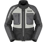 Spidi Crossmaster 2 H2Out waterproof Motorcycle Textile Jacket, Black/Ice, size 4XL