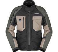 Spidi Crossmaster 2, textile jacket H2Out XXL Black/Dark Green/Beige