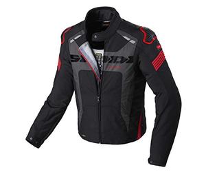 SPIDI D206-021- M Warrior H2Out Jacket, Black/Red, Medium