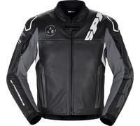 Spidi DP-Progressive, leather jacket 52 Black/White/Grey