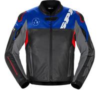 Spidi DP-Progressive, leather jacket 54 Black/Blue/Red/White/Grey