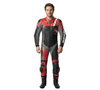 Spidi DP-Progressive Pro, leather suit 1pcs. perf 48 Black/Red/Grey