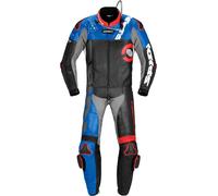 SPIDI DP-PROGRESSIVE TOURING 2-piece leather suit grey-white-red 54